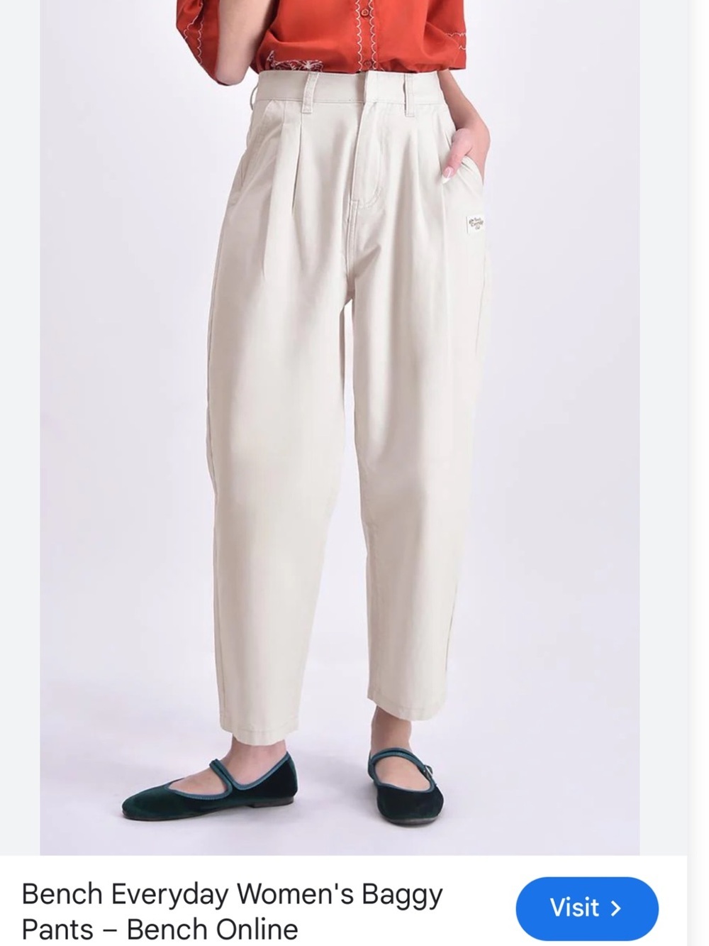 ZARA 2  Chino Pants in Light Beige